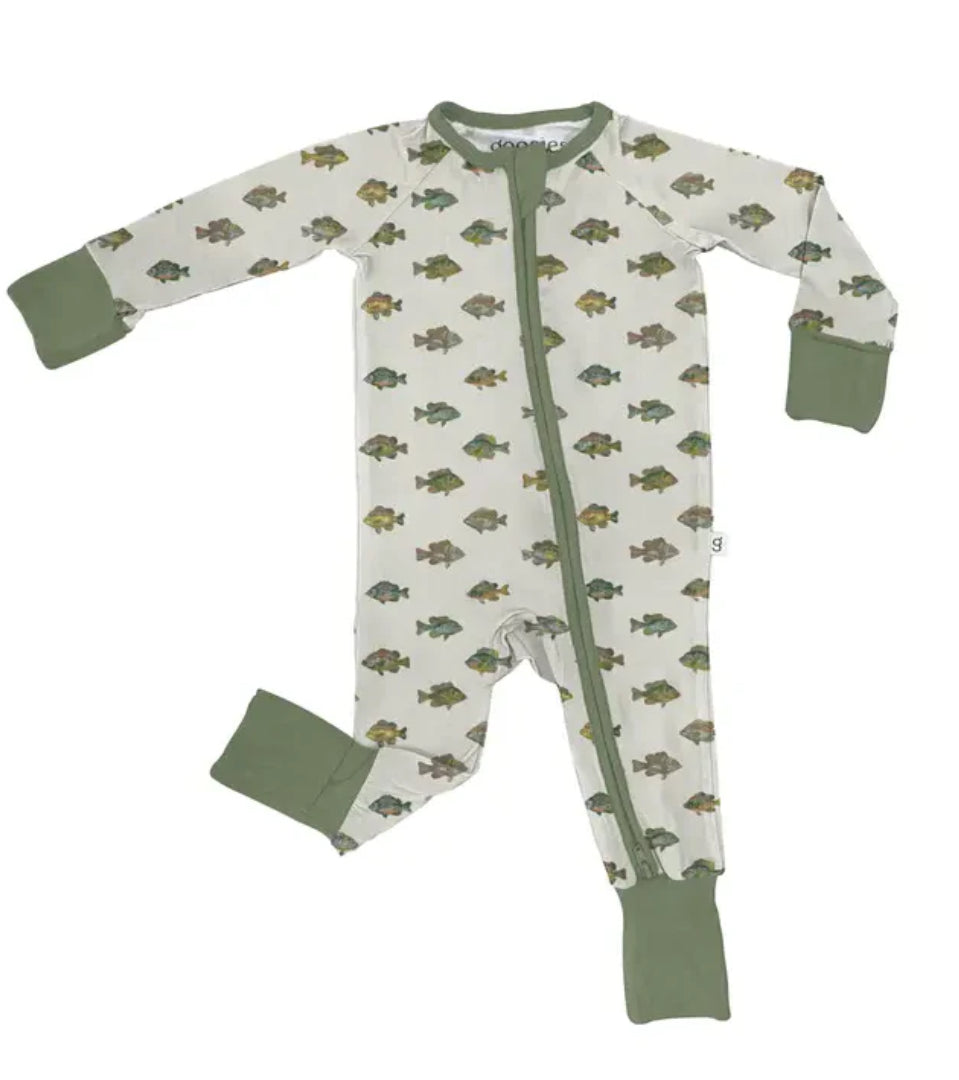 Lake Fish Sleep Romper