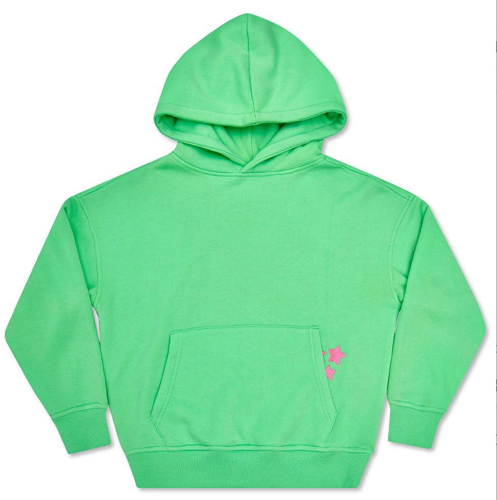 Apple Green Tiger Hooded Sweatshirt