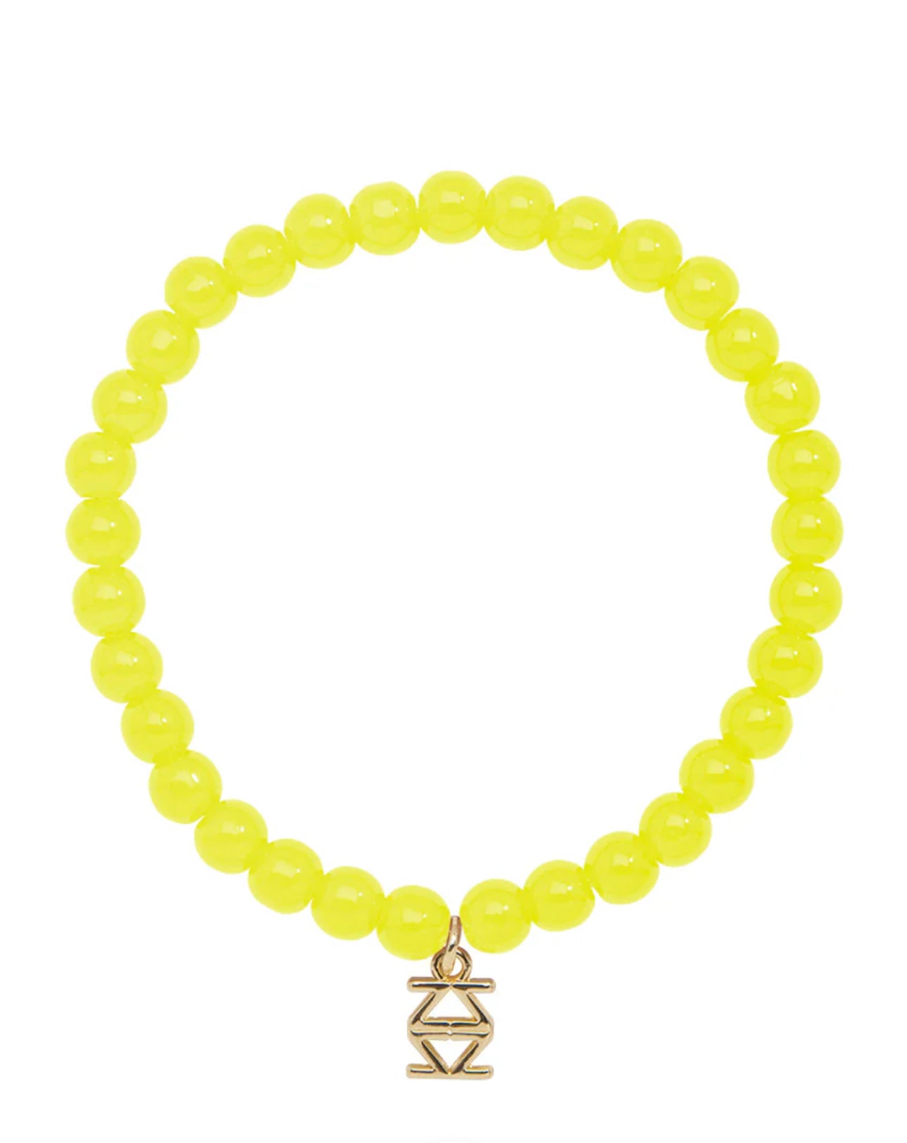 Glass Bead Small Stretch Bracelet