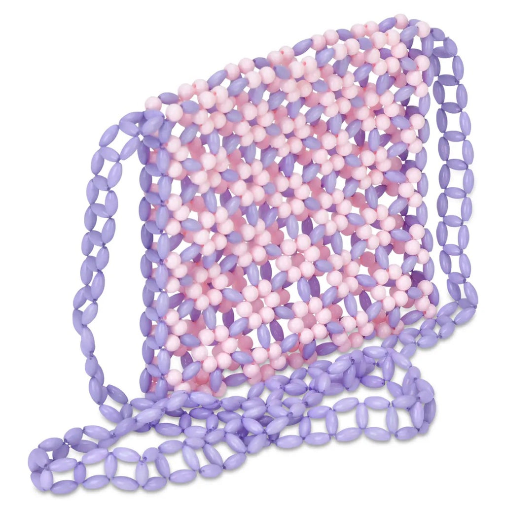 Flower Beaded Crossbody Bag