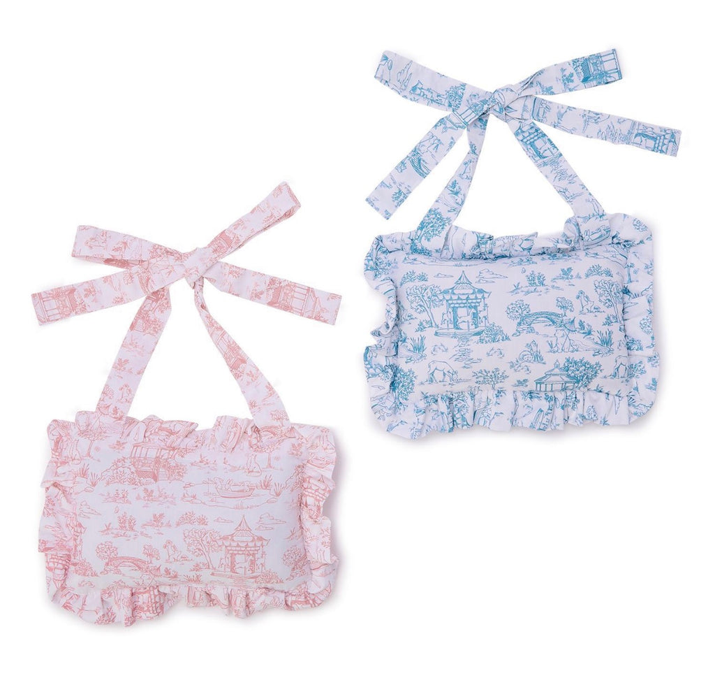 Welcome to the World Embroidered Ruffle Pillow Door Hanger