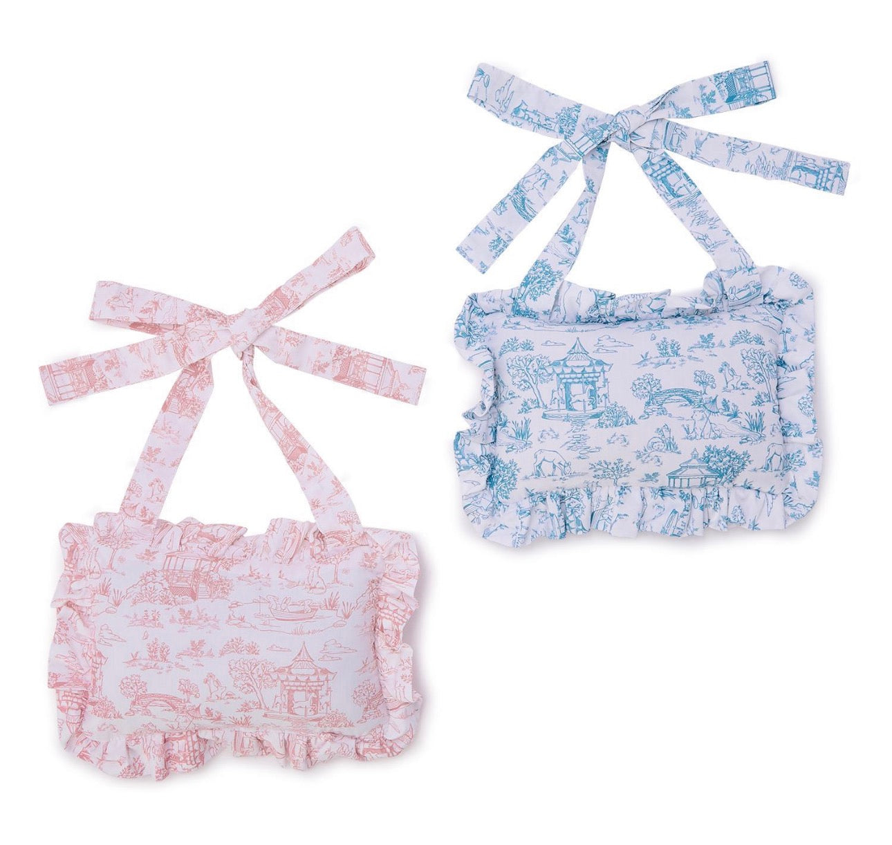 Welcome to the World Embroidered Ruffle Pillow Door Hanger