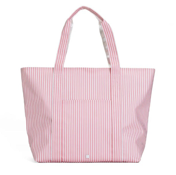 Pimlico Stripe Dust Rose Jumbo XL Tote | TRVL Design
