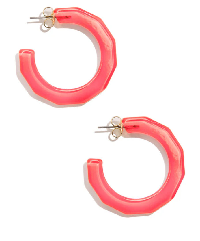 Small Textured Hoop Earrings