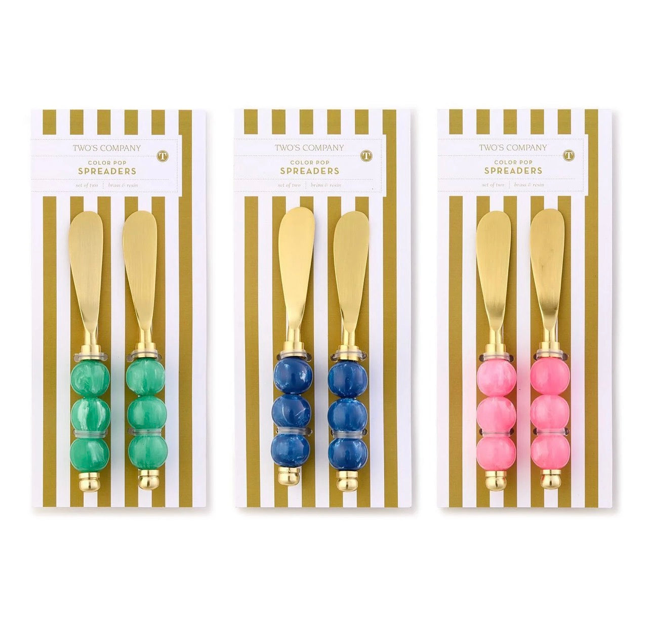 Color Pop Set of 2 Spreaders
