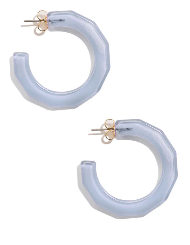 Small Textured Hoop Earrings