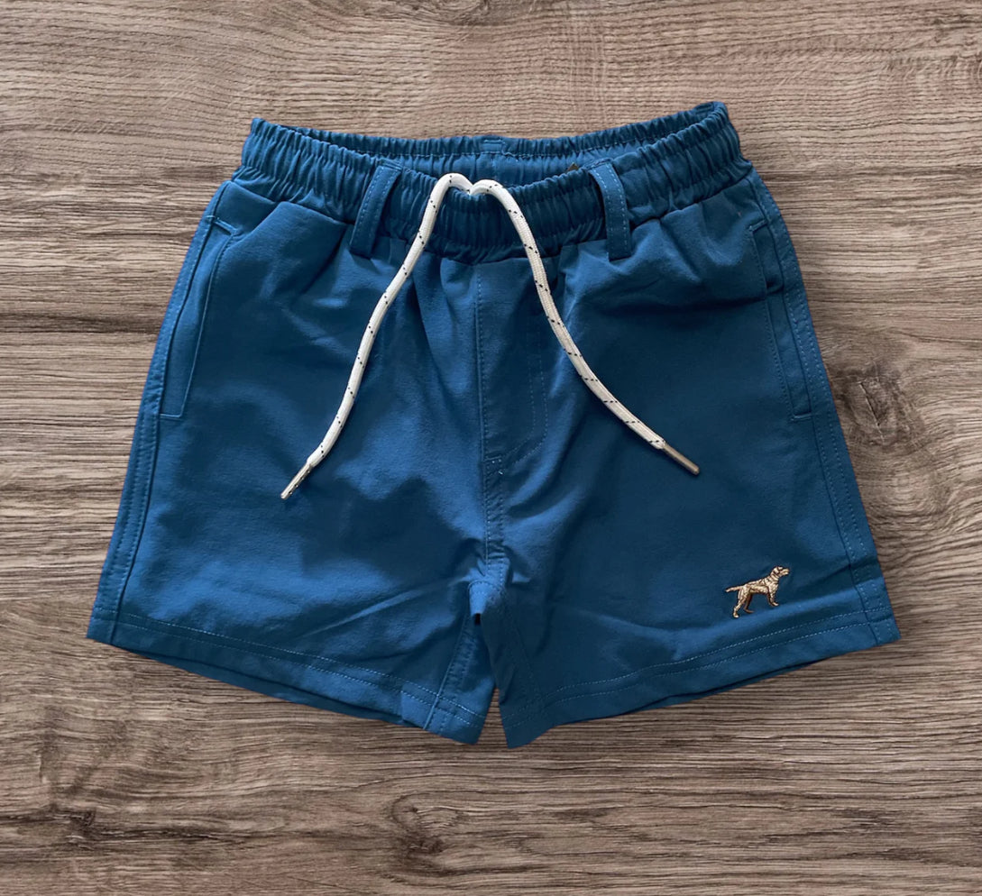 Youth Rambler Shorts in Bluestone