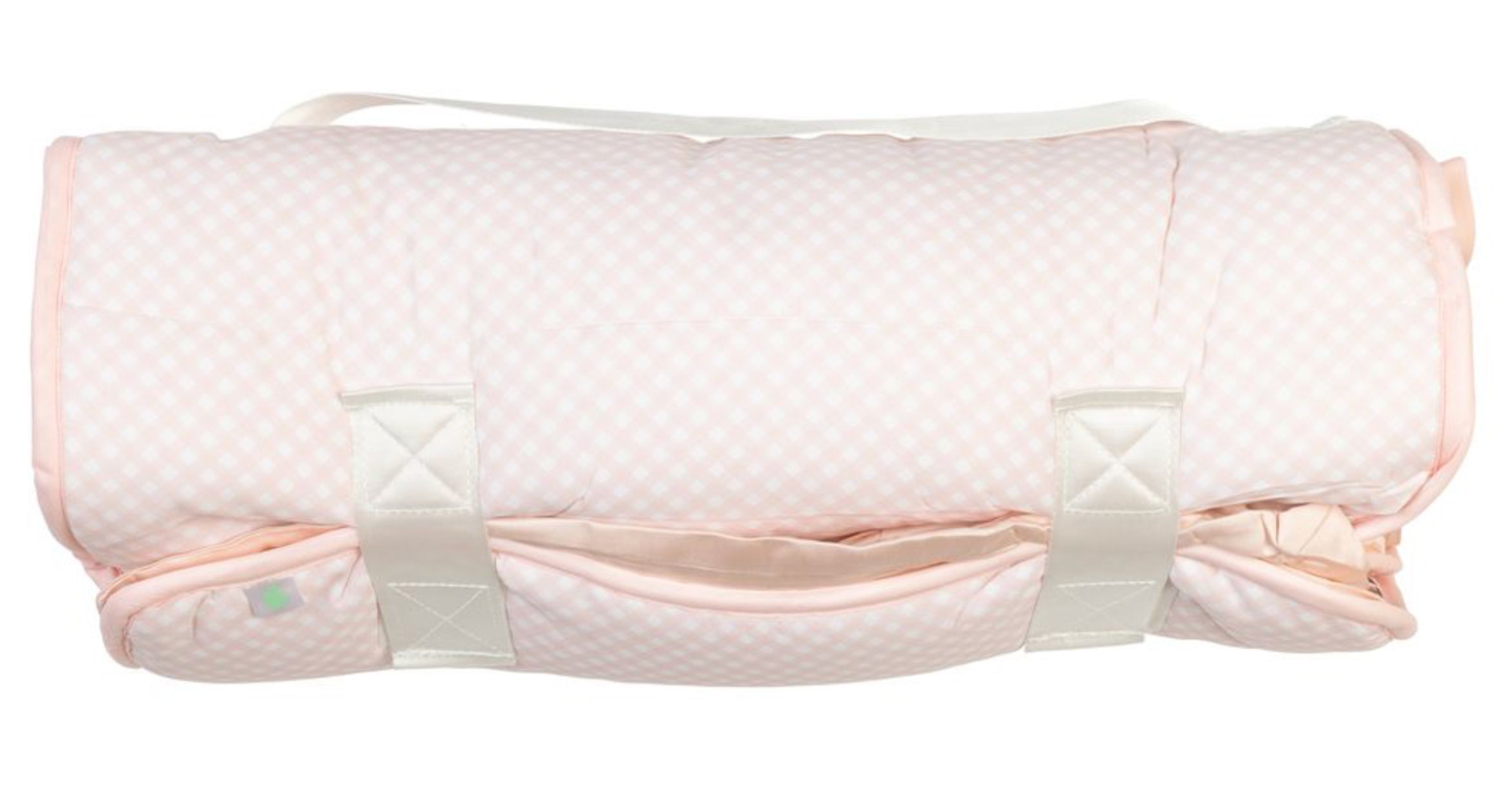 Pink Gingham Apple of My Isla Nap Mat