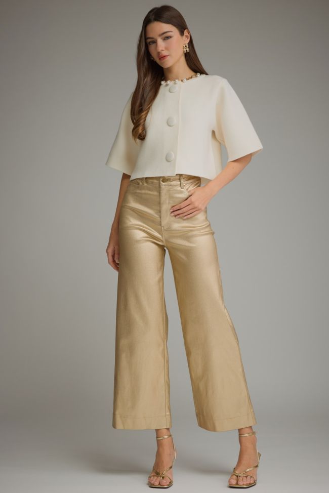 Metallic Gold Pant