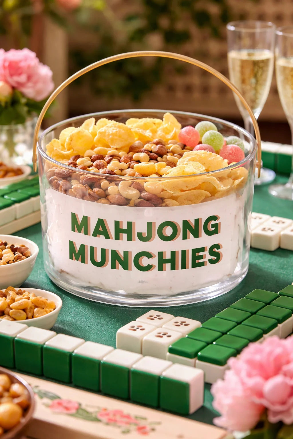 Acrylic Mahjong Munchies Bucket