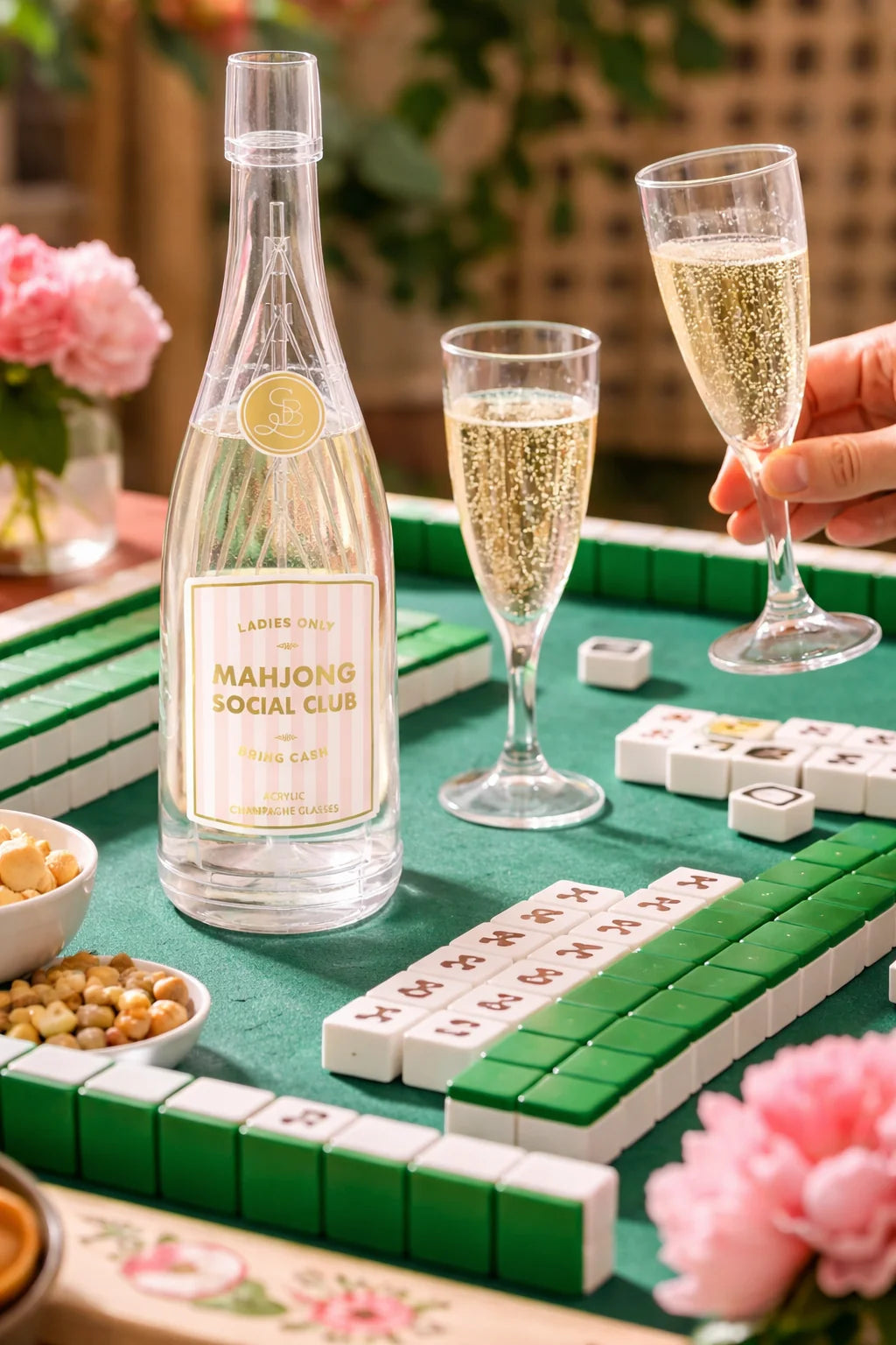 Acrylic Champagne Glass Set