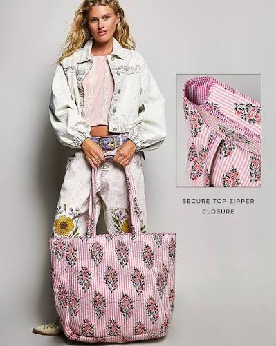 Cotton Quilted Tote