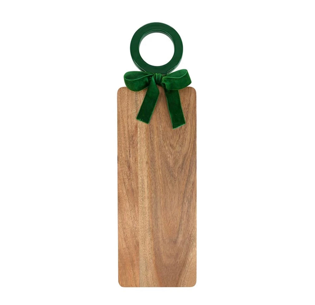 Enamel Handle Serving Board | Green