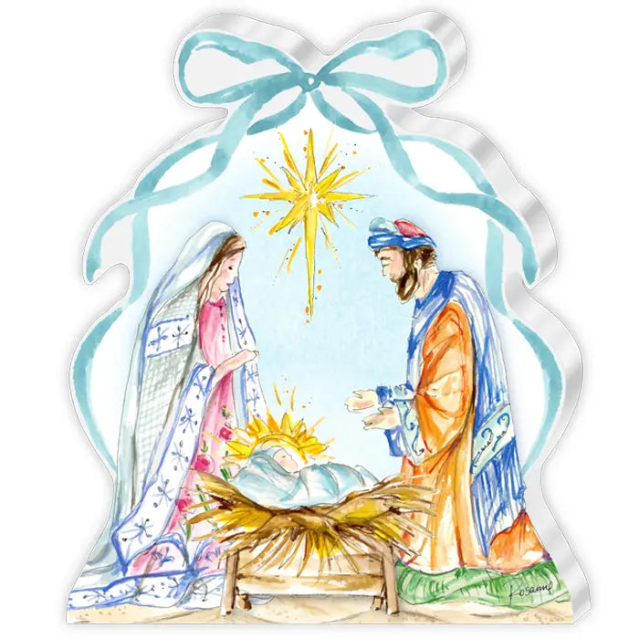 Nativity Acrylic Block | Roseanne Beck
