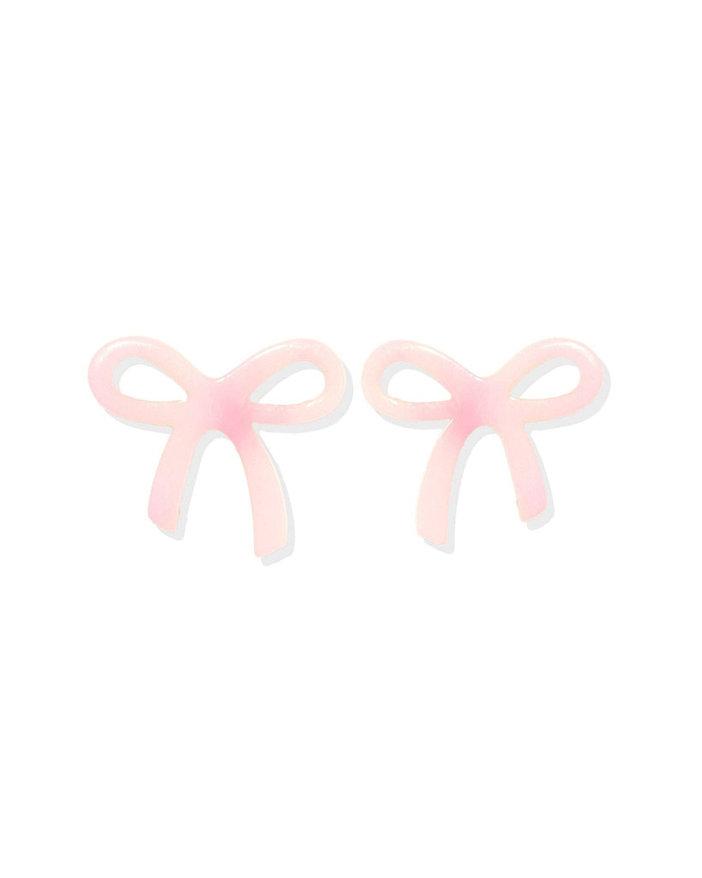 Kylie Bow Earrings | Pink Tie Dye