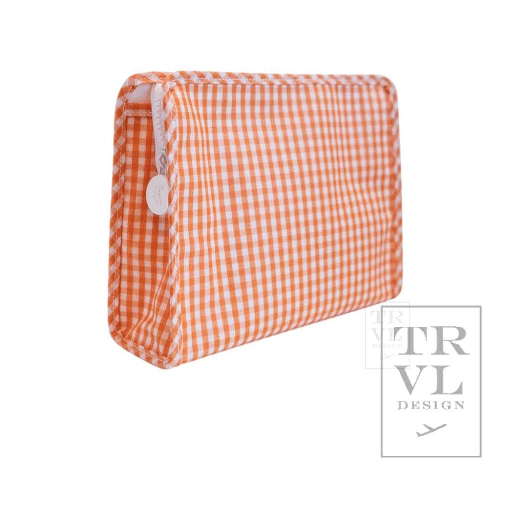 Orange Gingham Roadie- Large