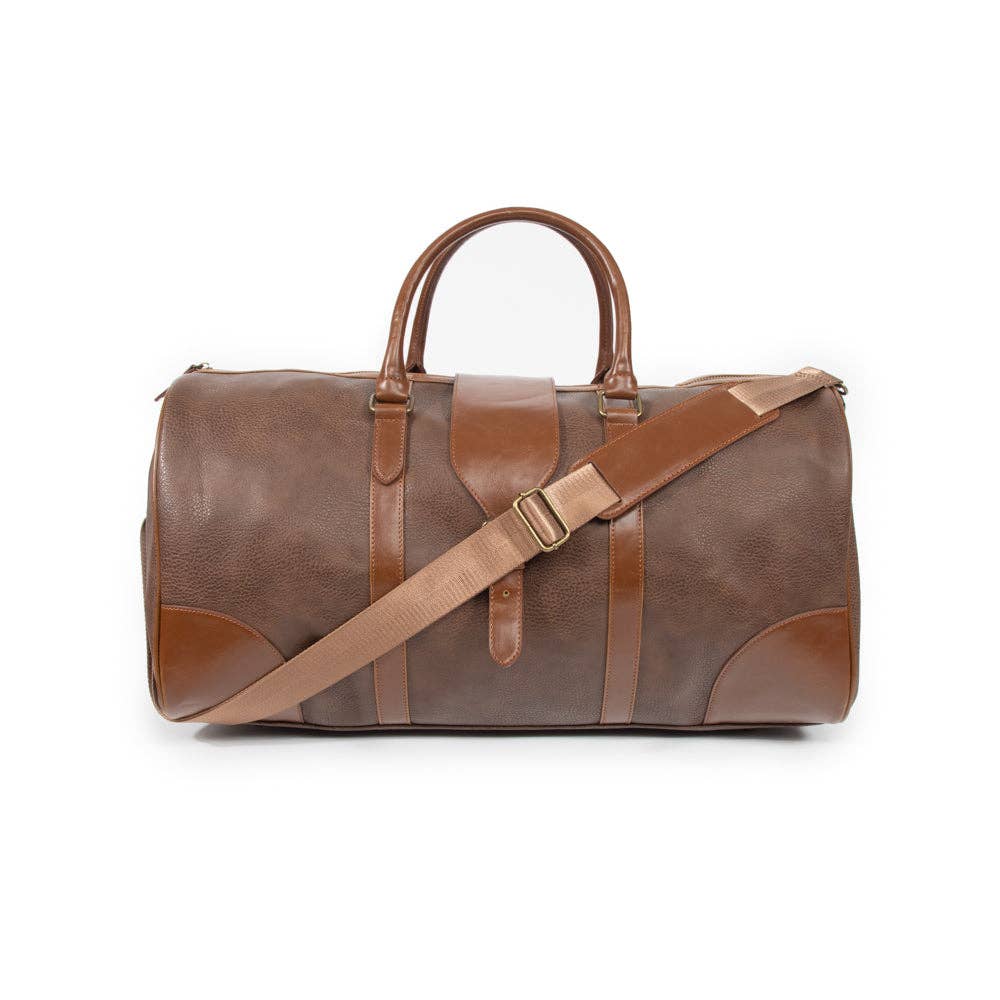 The Oxford Duffel Bag: Chocolate Brown-3317