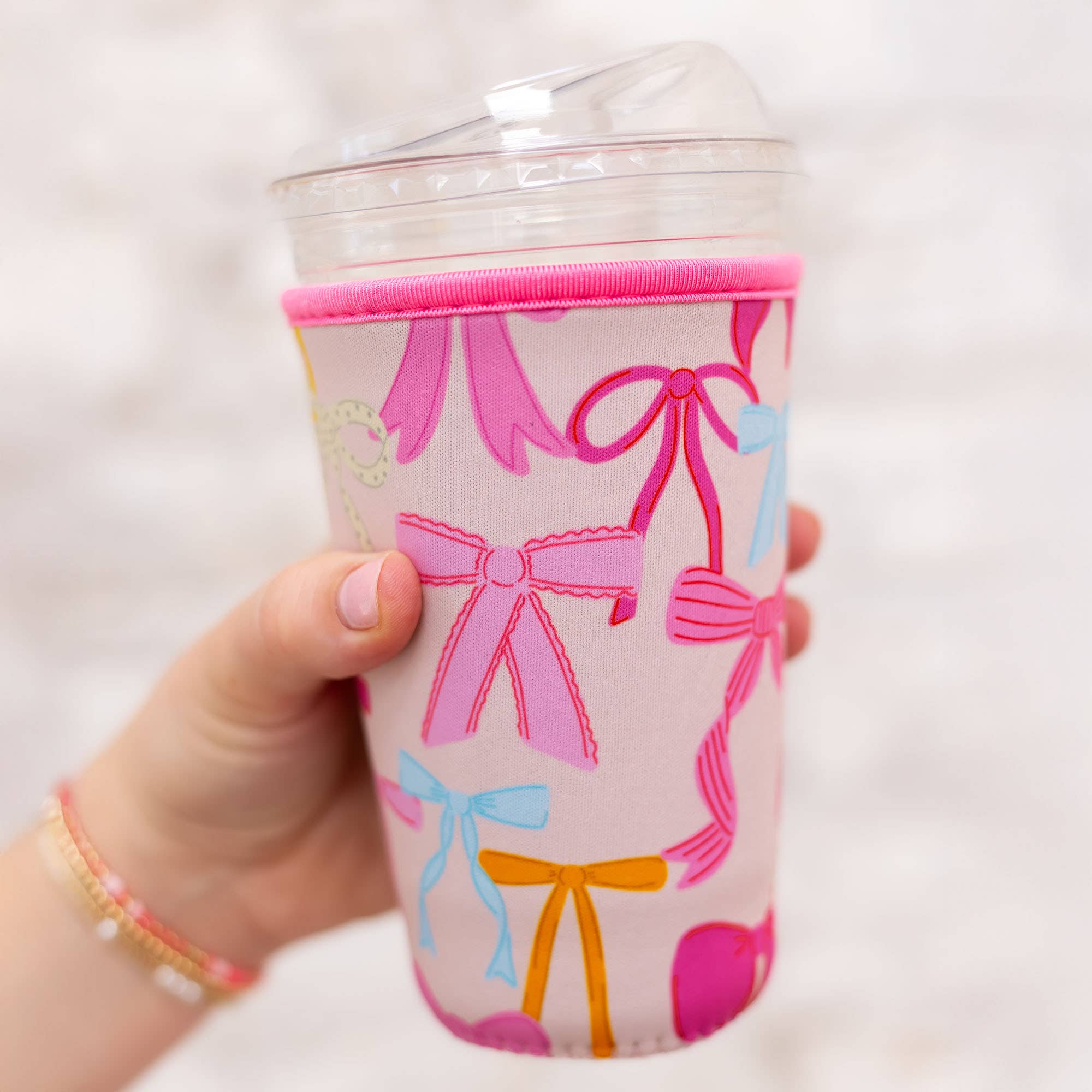 Coquette Bows Drink Sleeve | Medium