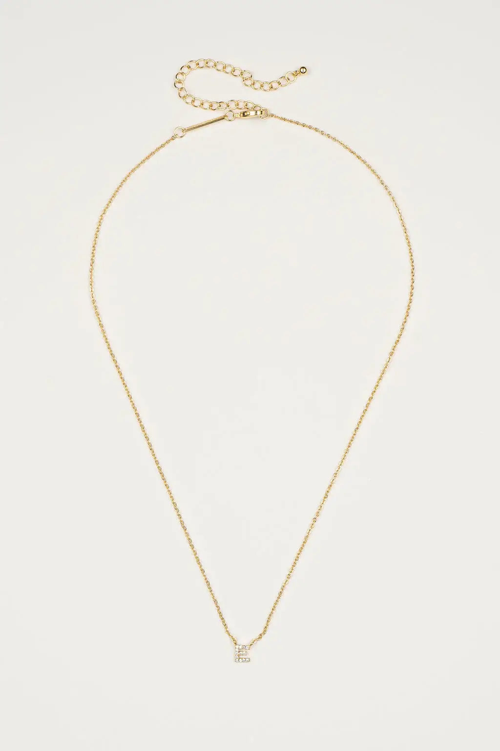 Dainty Shiny Initial Necklace