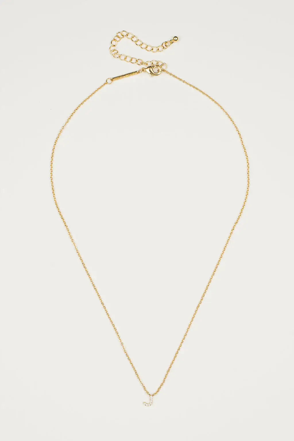 Dainty Shiny Initial Necklace