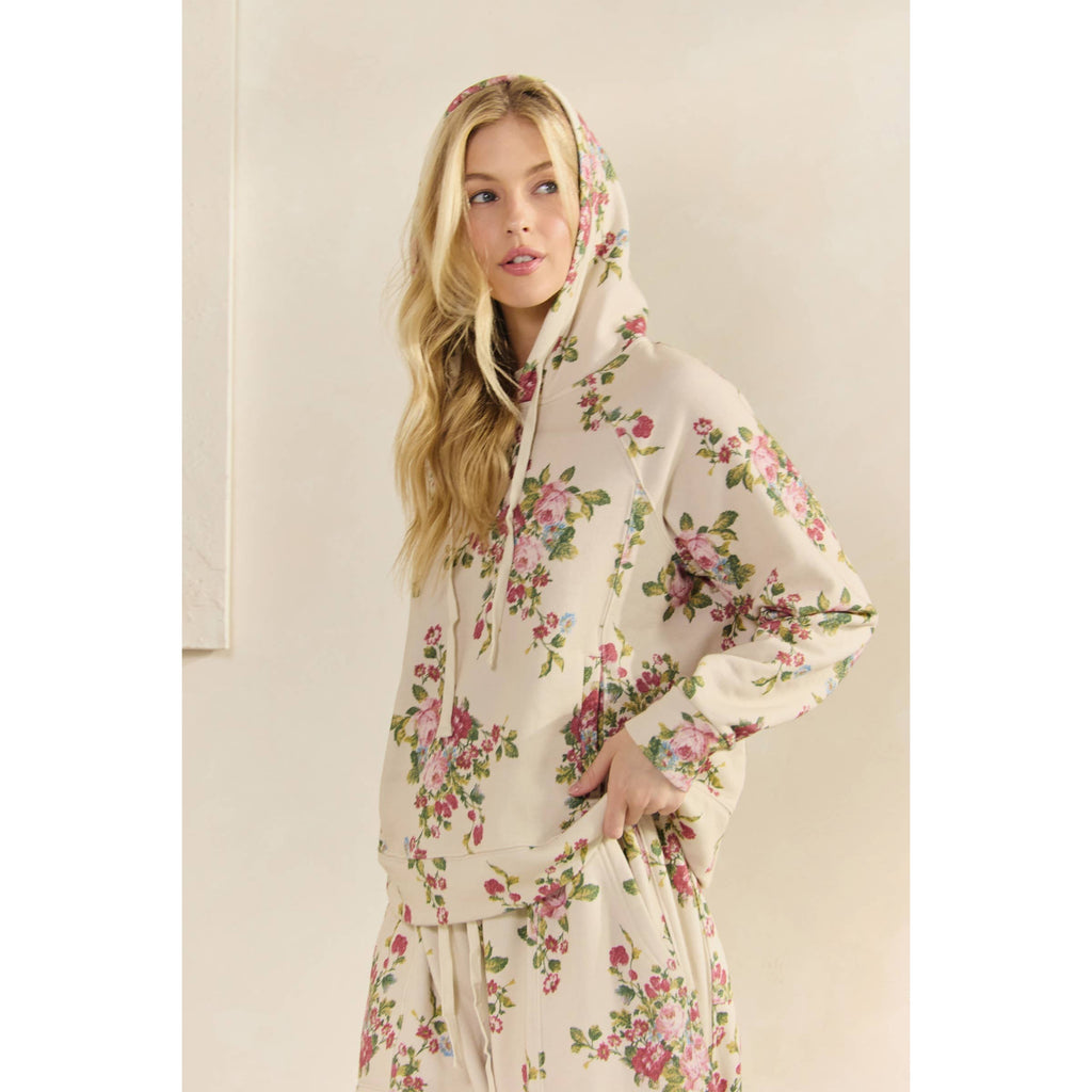 Floral Printed French Terry Set