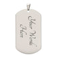 Hockey dog tag