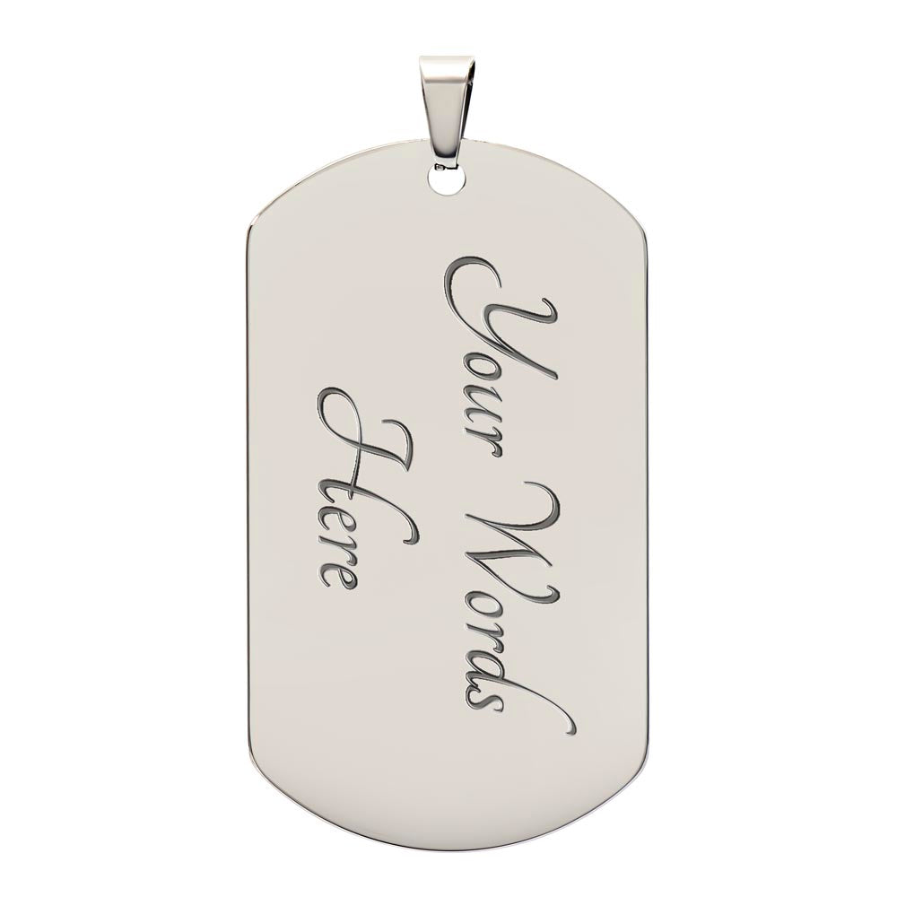 Hockey dog tag