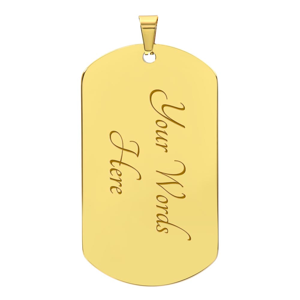 Hockey dog tag