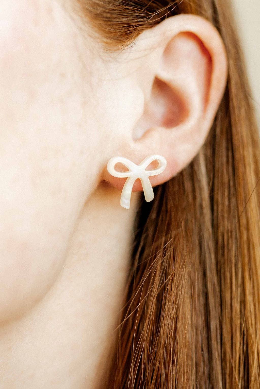 Kylie Bow Iridescent Earring