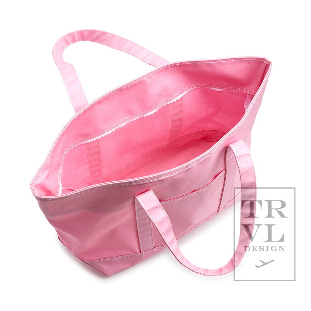 Peony Coated Canvas Large Maxi Tote by TRVL Design
