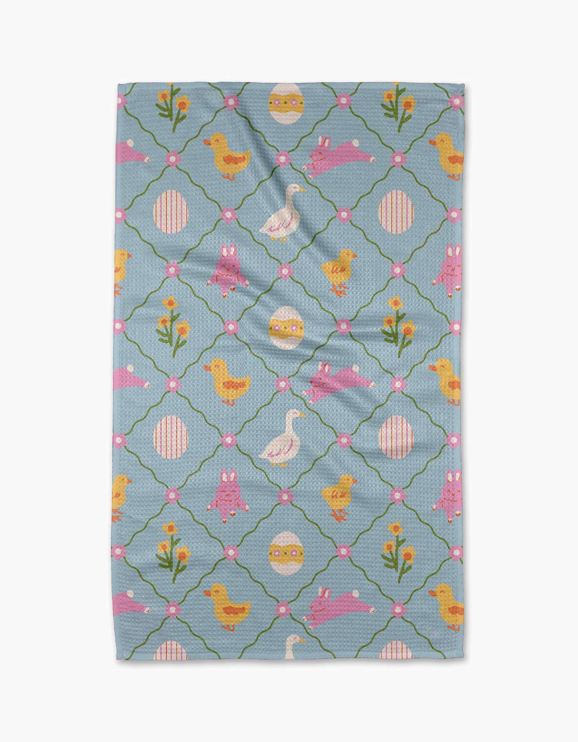 Easter Critters Tea Towel
