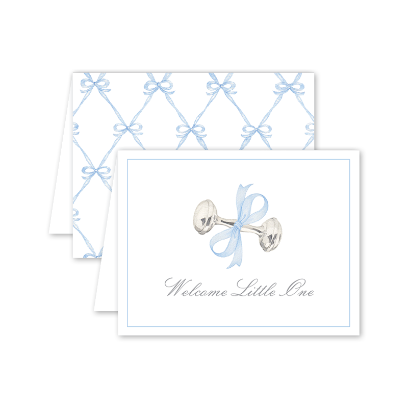 Rattle and Bow Blue: Single Card