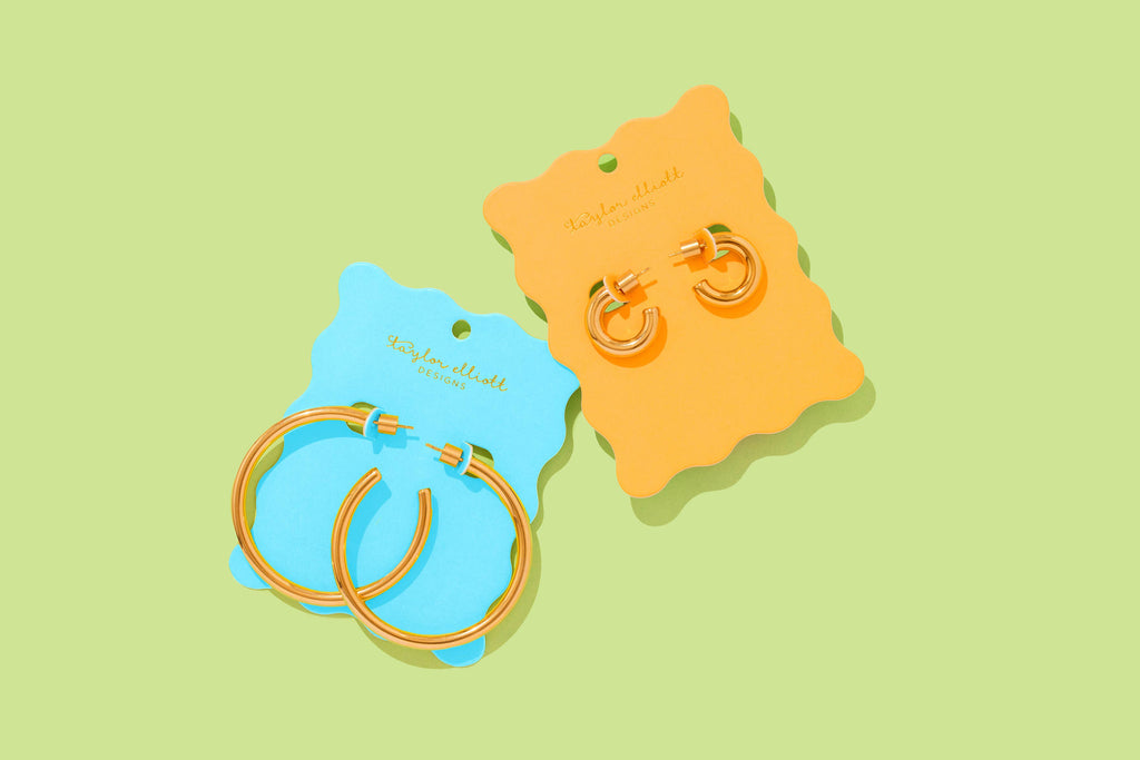 Terry Hoop Earrings | X-Large - Gold-Plated