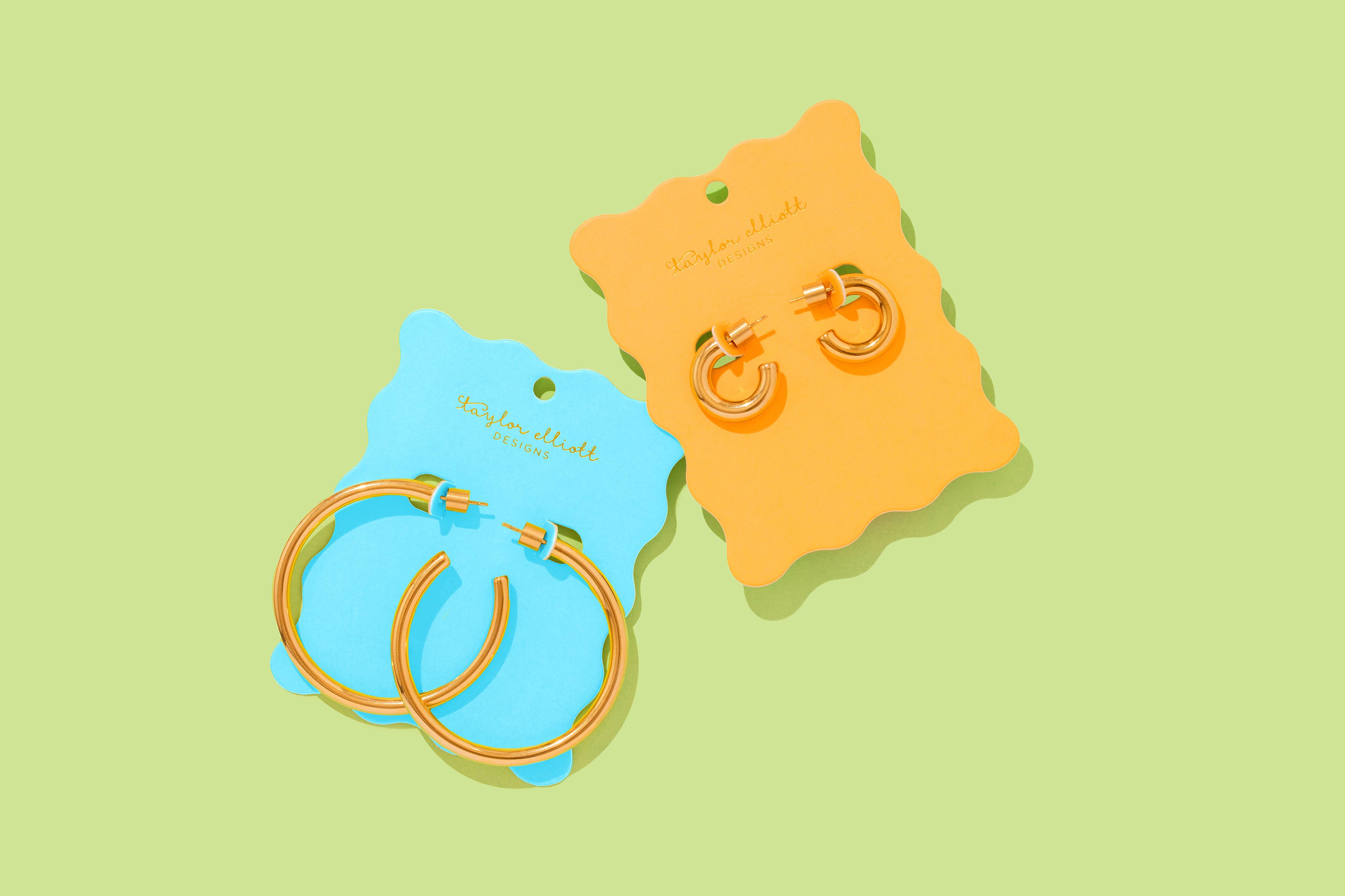 Terry Hoop Earrings | X-Large - Gold-Plated
