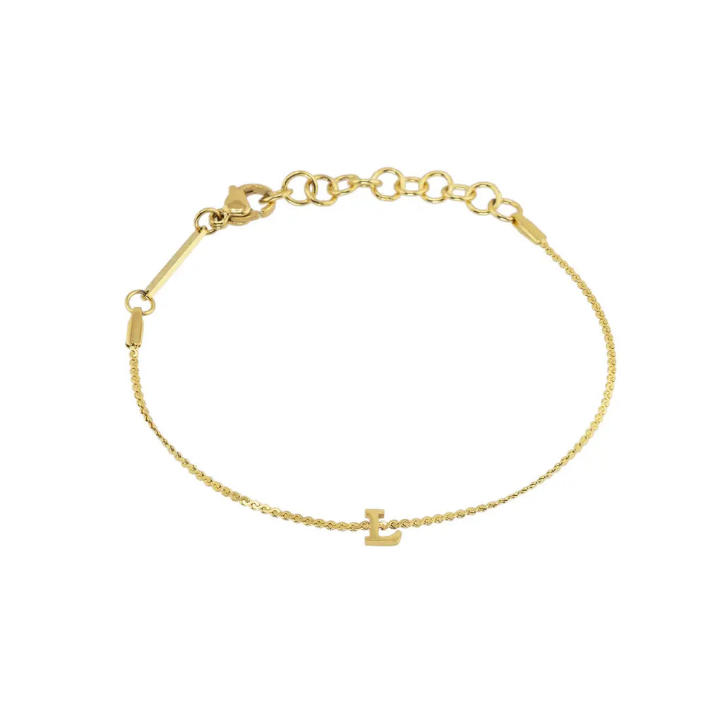 Waterproof Dainty Initial Bracelets