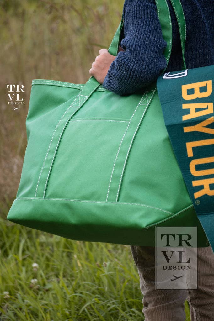 TRVL Maxi Jumbo Tote / Kelly Green