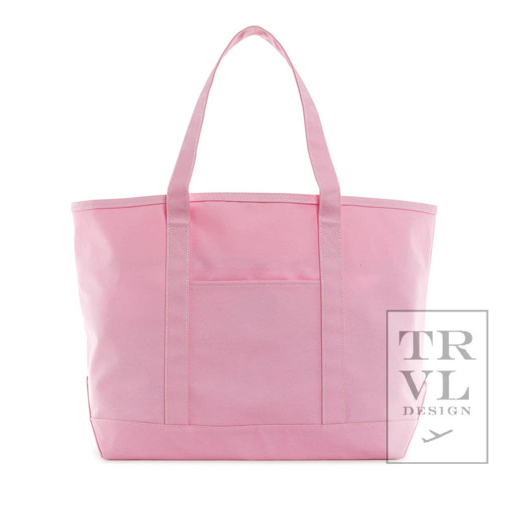 Peony Coated Canvas Large Maxi Tote by TRVL Design