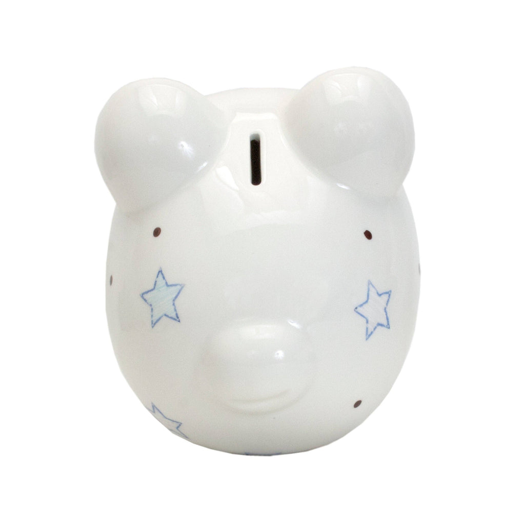 Blue Star Large Piggy Bank
