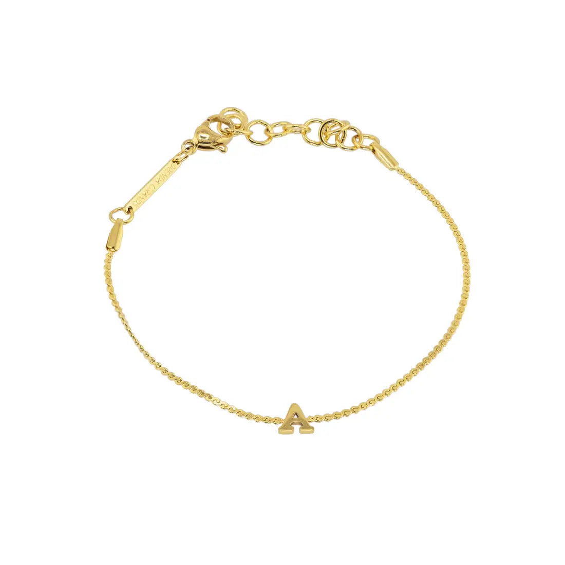 Waterproof Dainty Initial Bracelets