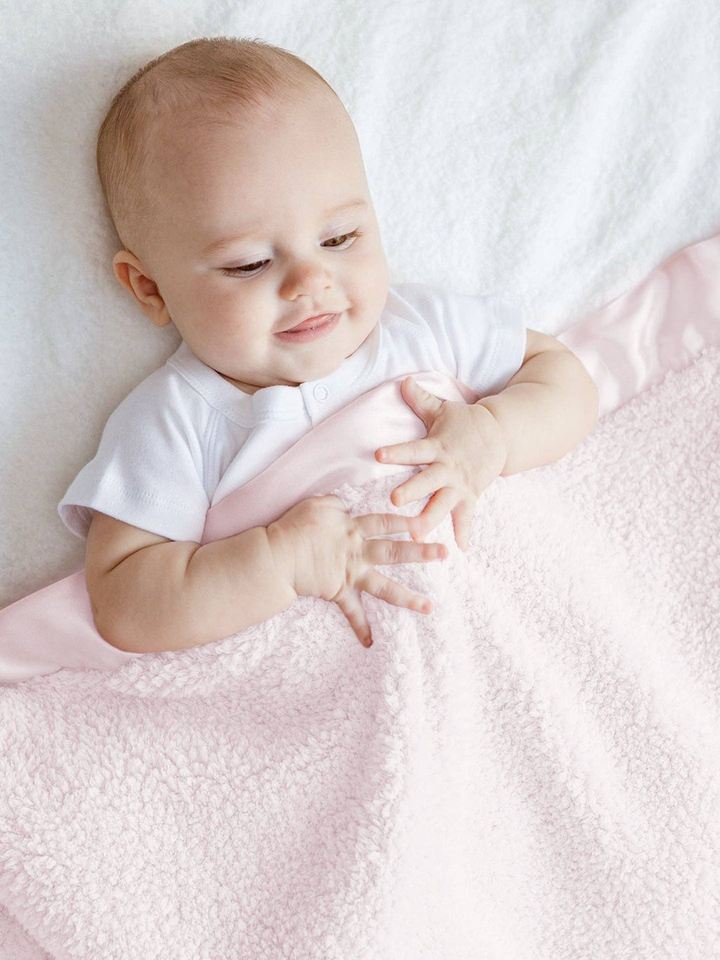 Chenille Baby Blanket | Pink