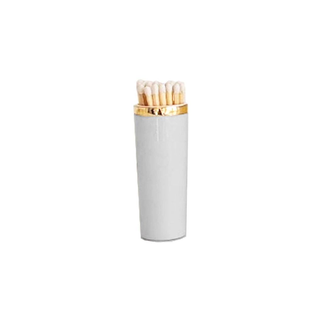Solid Match Holder/ Striker with Gold Accenting