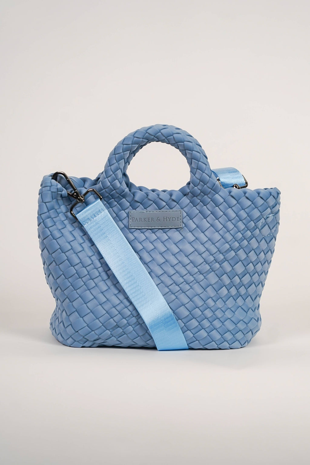 Denim Woven Mini Tote