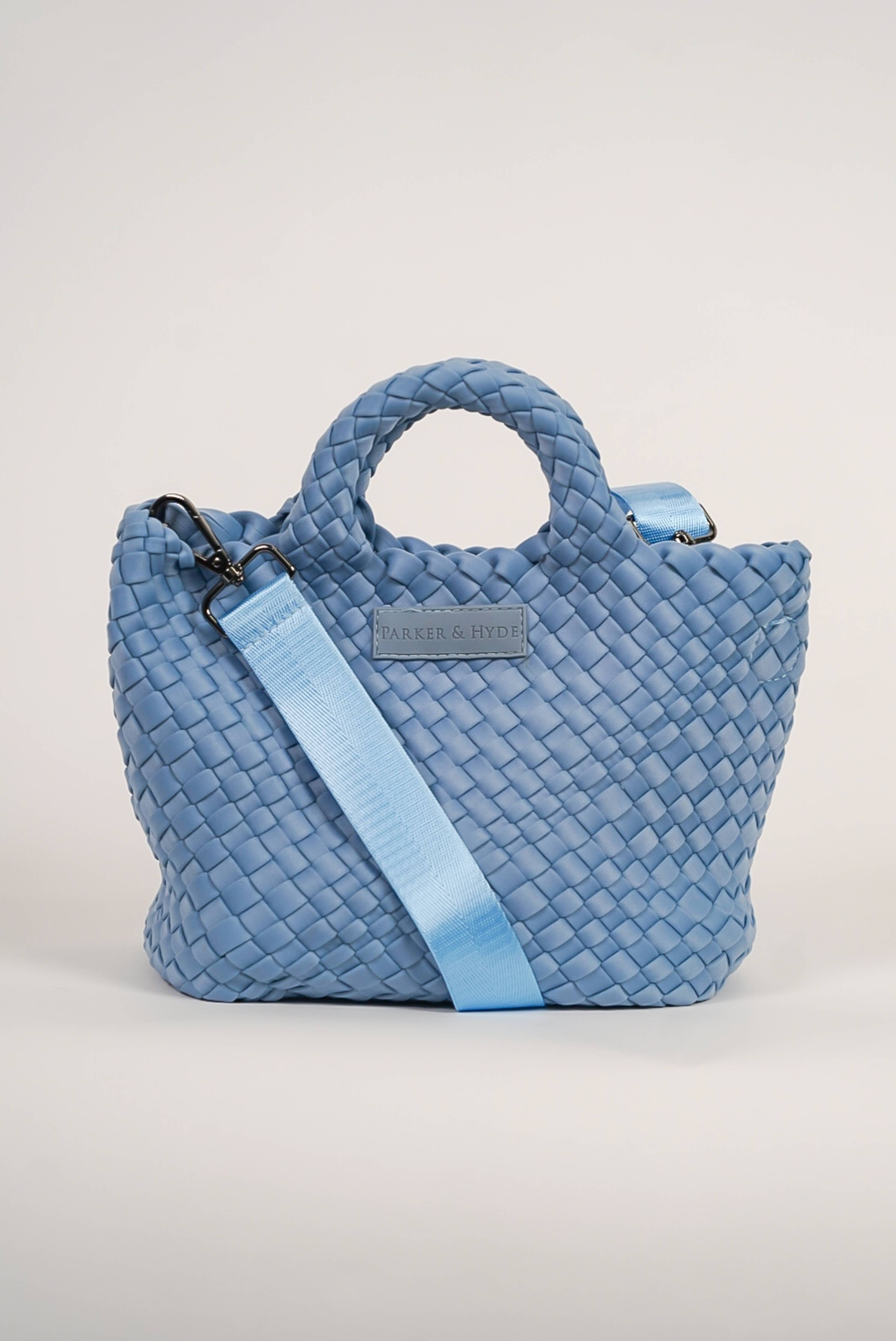 Denim Woven Mini Tote