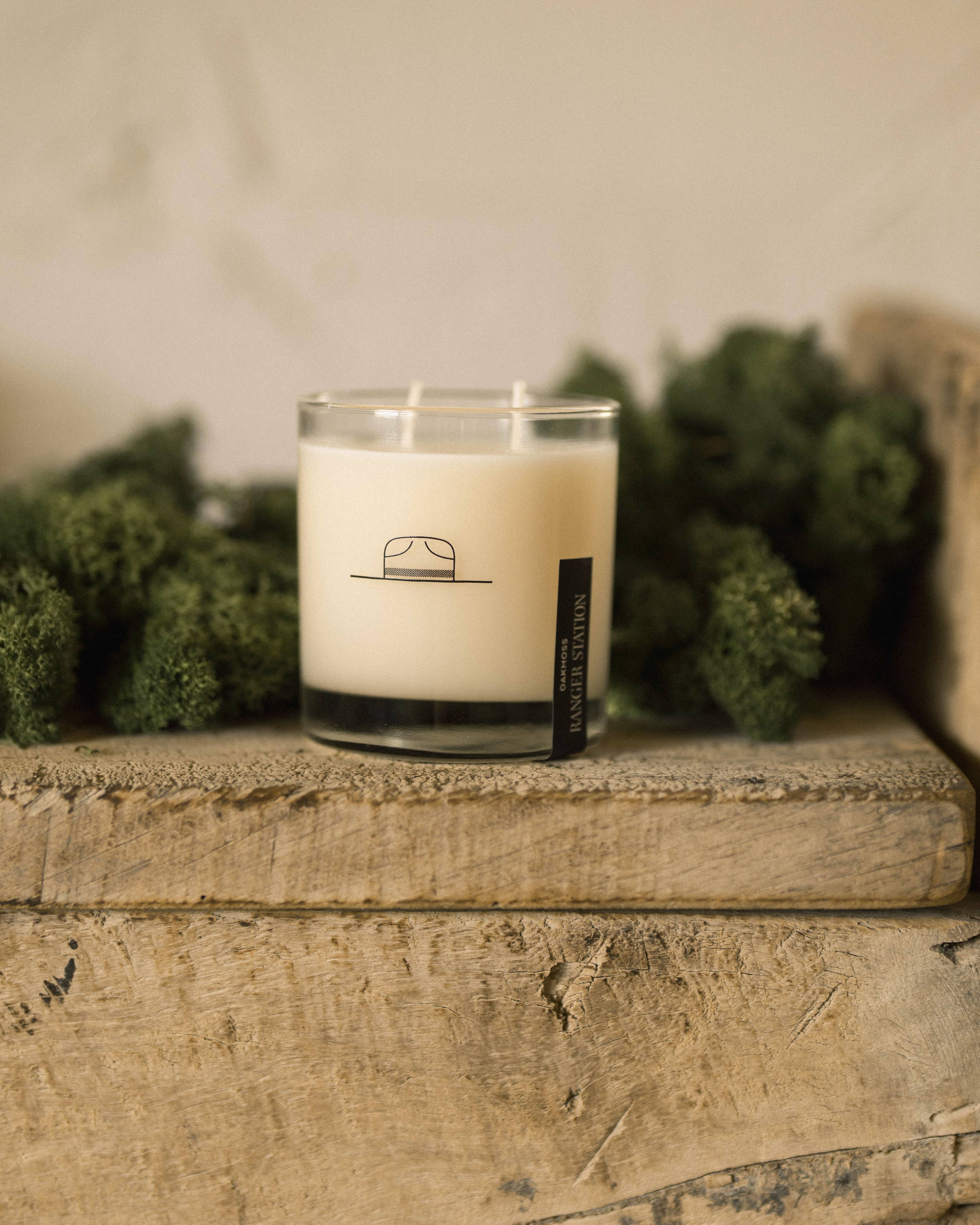 OAKMOSS CANDLE | 11 oz Rocks Glass