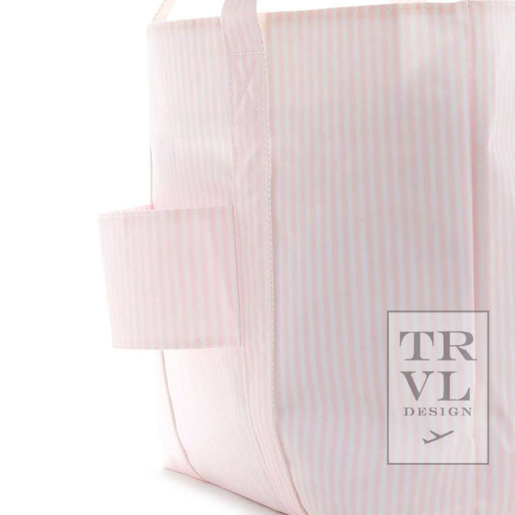 Pimlico Pink Stripe Jumbo Tote by TRVL Design