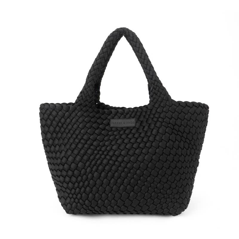 Classic Woven Tote - Jet Black