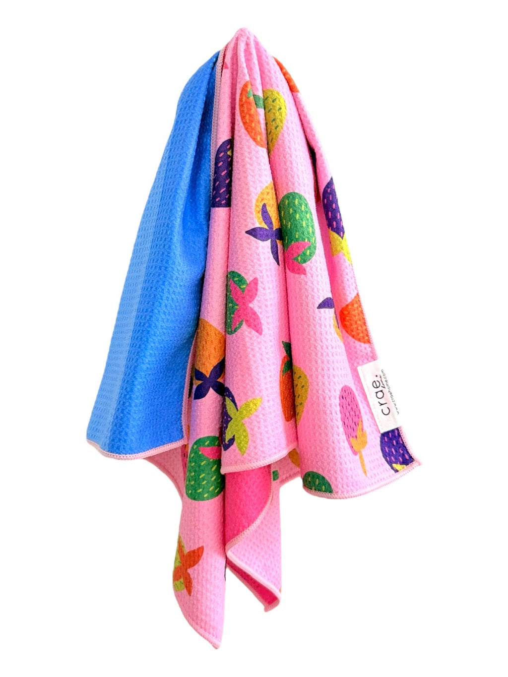 Mixberry: Reversible Hand Towel: Pink / 19x29 / Hand Towel