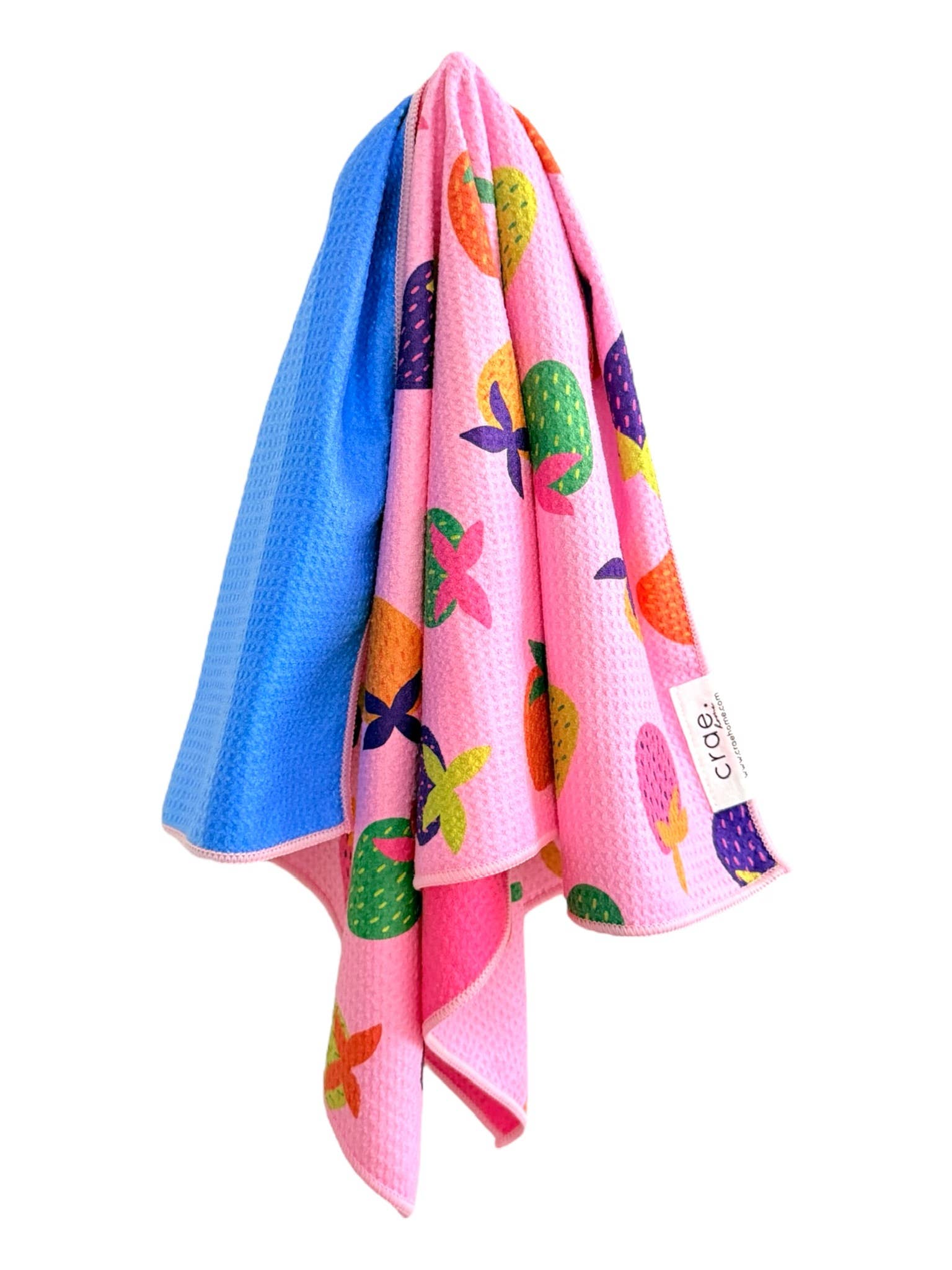 Mixberry: Reversible Hand Towel: Pink / 19x29 / Hand Towel
