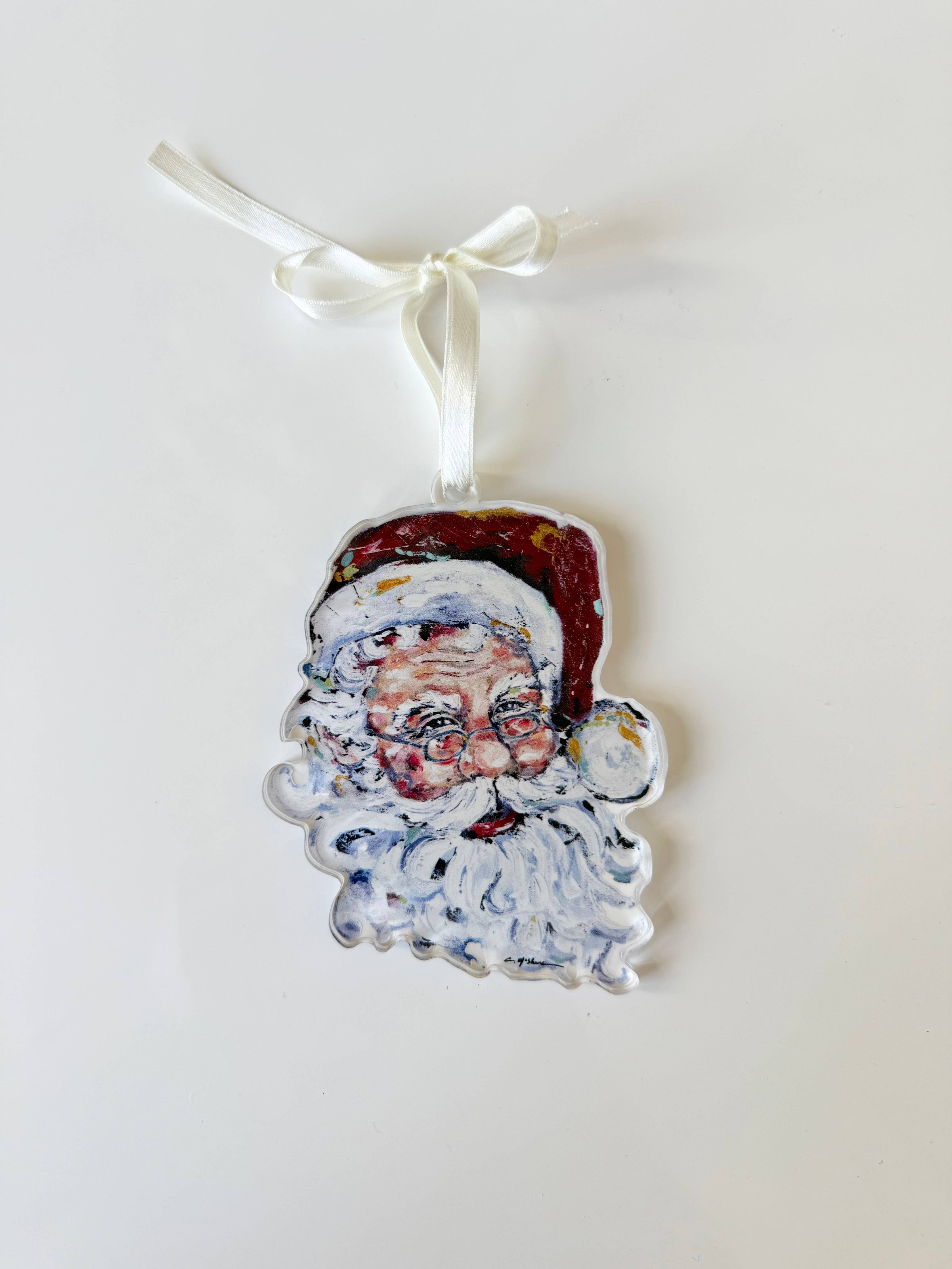 "Jolly Ole Soul" santa ornament