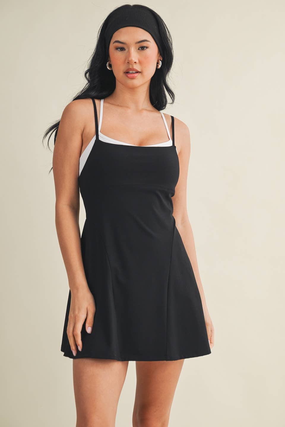 Double Layered Dress | Hot Pink